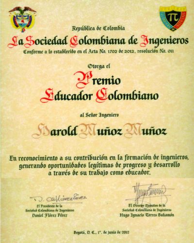 Premio Educador Colombiano